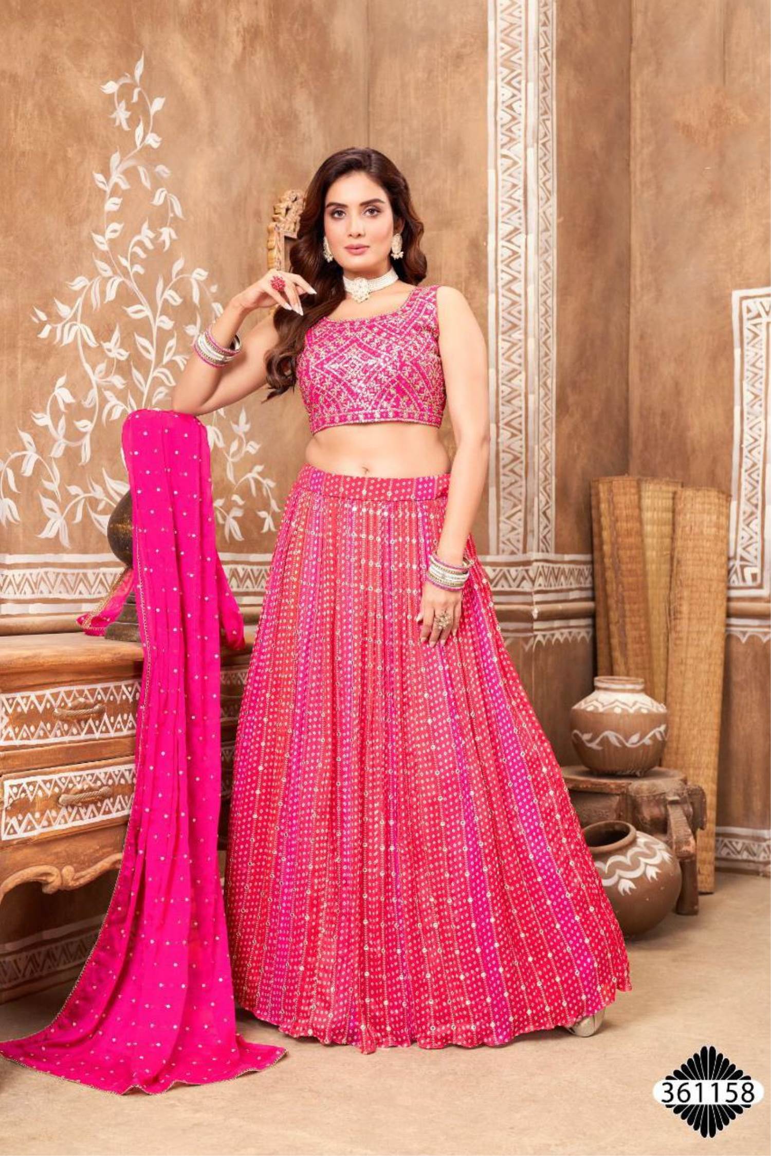 Mauve Colour Net Designer Women Lehenga Choli.