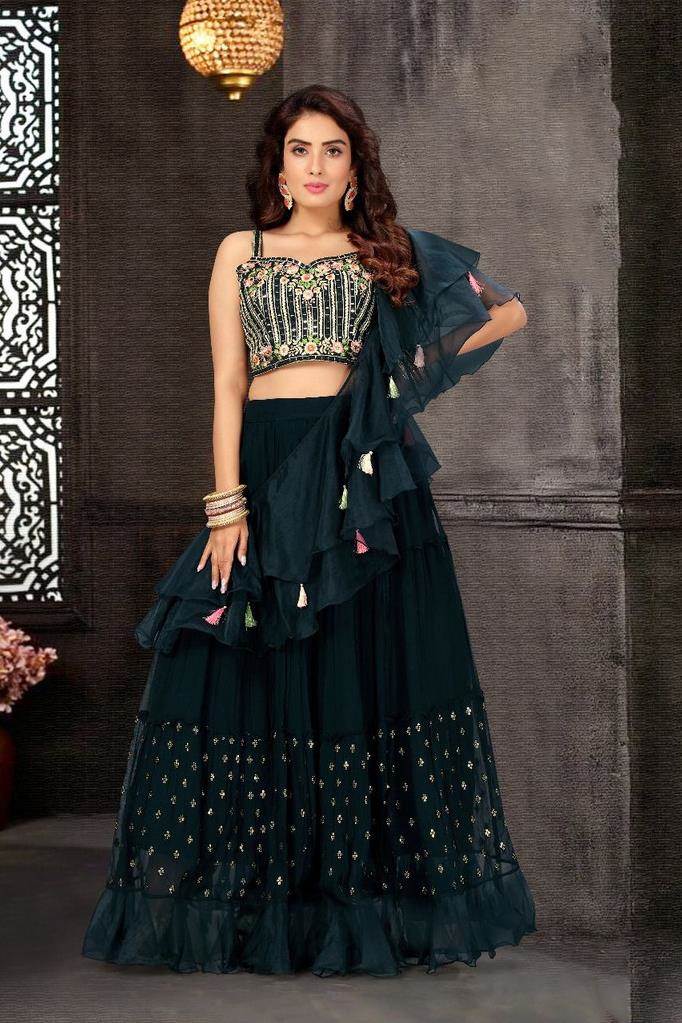 stylish lehenga blouse design – Joshindia