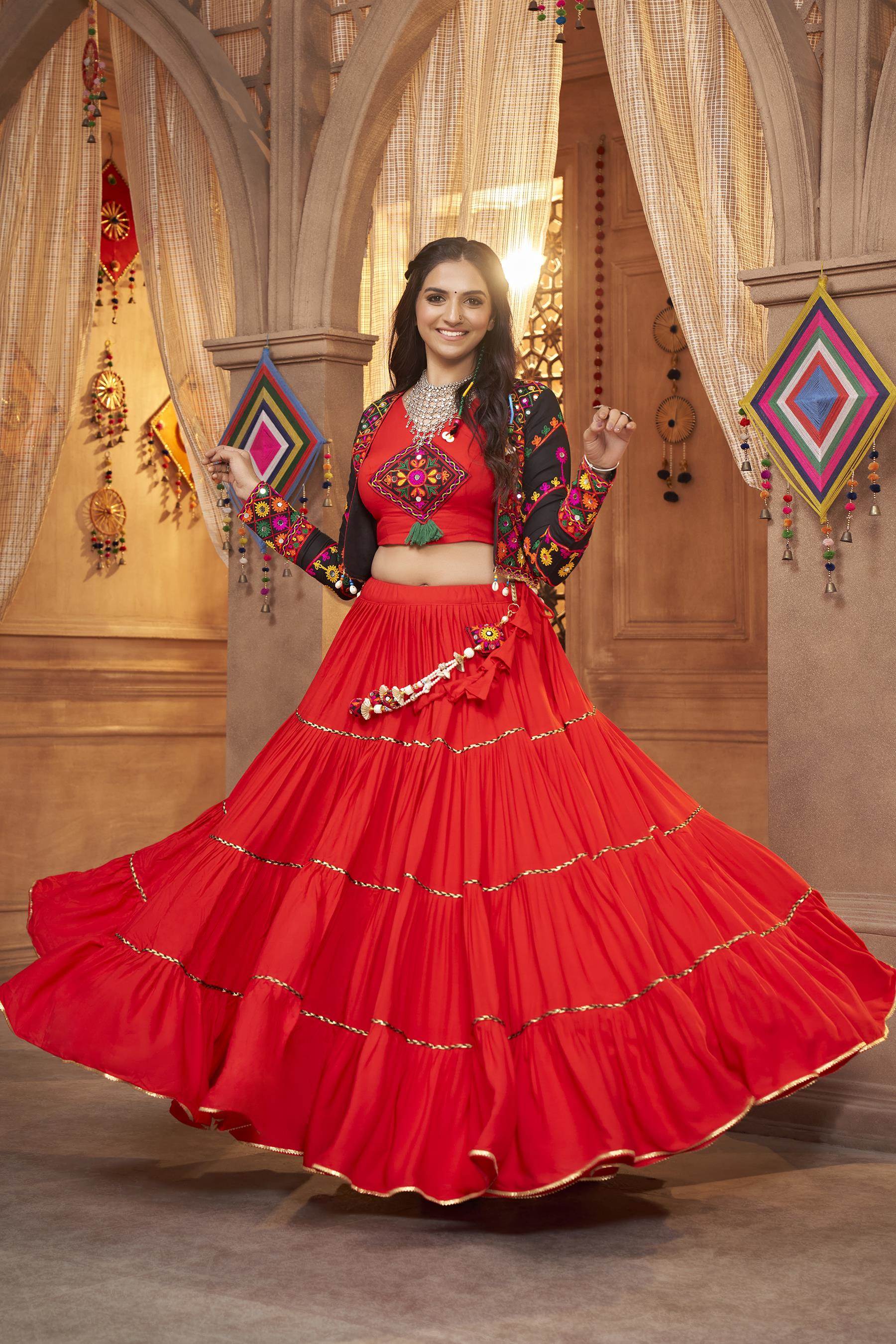 Buy BHIMANI IMPEX Girls Maroon Embellished Net Lehenga Choli & Dupatta  (1-2Y) Online at Best Prices in India - JioMart.