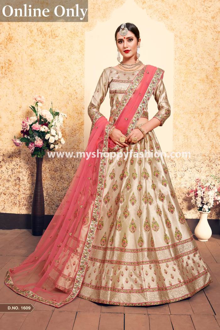 Buy Berry Blue Lehenga With Heavy Zardosi Embroidery And Blouse With  Contrasting Pink Net Dupatta Online - Kalki Fashion