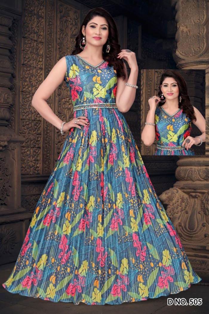 Ladies gown outlet kurti